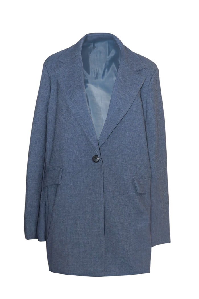 BLAZER LUNGO OVER BLU