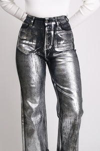 JEANS METAL NERO